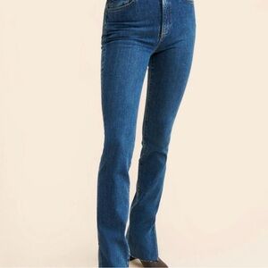 Favorite Daughter Blue Flare Jeans